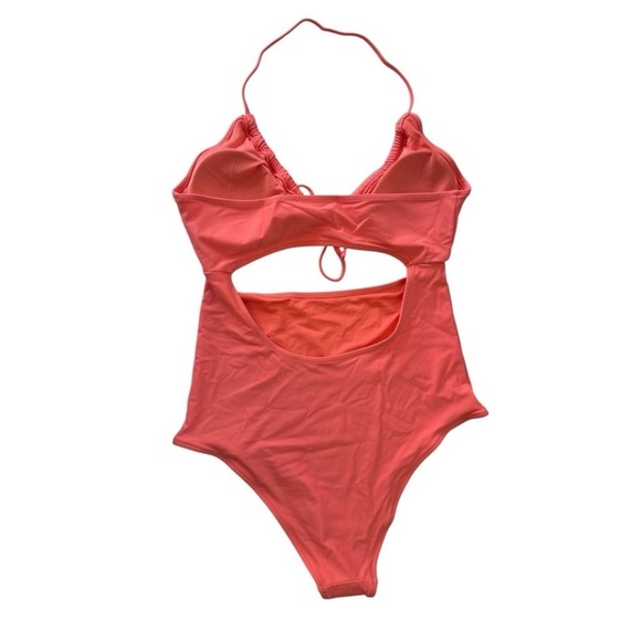 aerie Other - Aerie Cut Out One Piece Bathing Suit Women's‎ Medium Pink Swimsuit Beach New
